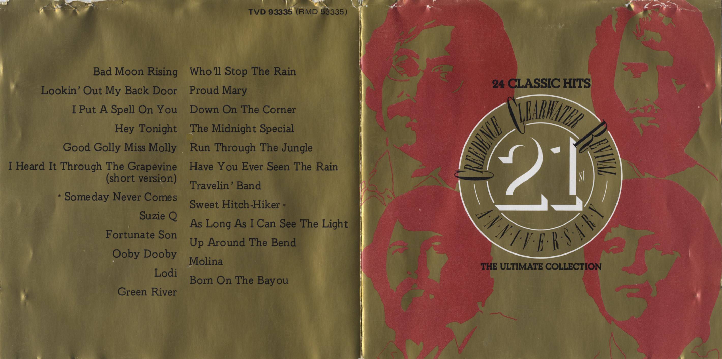 Creedence Clearwater Revival 24 Classic Hits 21st Anniversary : Front